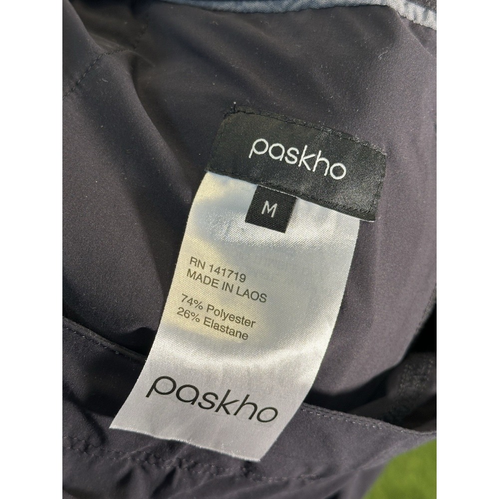 Paskho Pants Medium Black Travel Jogger Drawstring Minimalist‎ Tech Soft Stretch - Picture 11 of 12